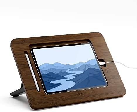 Поставка за таблет AFOOYO Bamboo iPad за рисуване - Преносима и регулируем под 5 ъгли за компютър, Поставка за компютър,