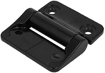 X-DREE тежка Метална врата панта на 180 градуса, носеща тръба, черна, дължина-57 мм (Metálico 180 grados pesado puerta rodamiento, но bisagra негър с дължина 57 mm