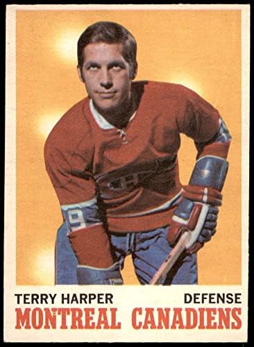 1970 О-Пи-Джи 53 Тери Харпър Монреал Канадиенс (хокейна карта) NM Канадиенс
