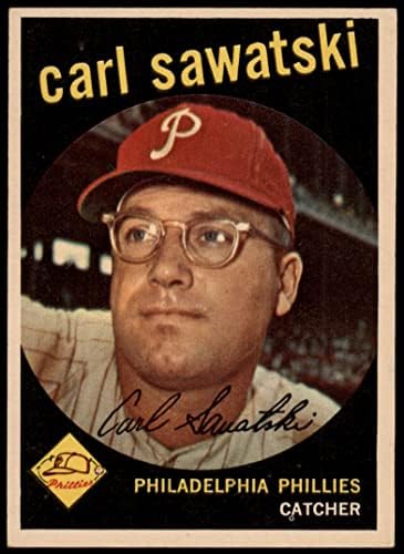 1959 Topps 56 Карл Саватски Филаделфия Филис (Бейзболна картичка), БИВШ Филис