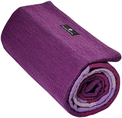 Памук килимче за йога Шушу Mugger - Впитывающий, плътен тъкат, подложка за аштанги и гореща йога, помага при хлъзгави ръцете и краката