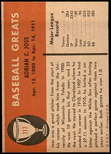 1961 Fleur 117 Еди Джос Broncos (Бейзболна картичка) NM Bronchos