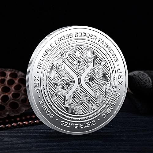 Сбирка Декоративни Монети с Защитен Калъф Lucky Coins Цифрови Виртуални Монети Колектори Занаяти за Монети