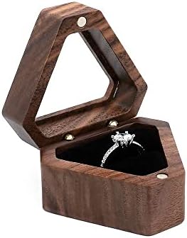 Малка кутийка за пръстени Andy ' s Orchids Wood Любовник, Кадифена Мека Вътрешна Употреба, Дървени Подарък Кутия Ръчна изработка, Калъф за Бижута Обици за Сватбената церемо?