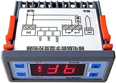 Вграден цифров Регулатор на температурата CEKGDB 12 В 24 В 220 В Термостат за хладилно съхранение в гардероба Регулатор