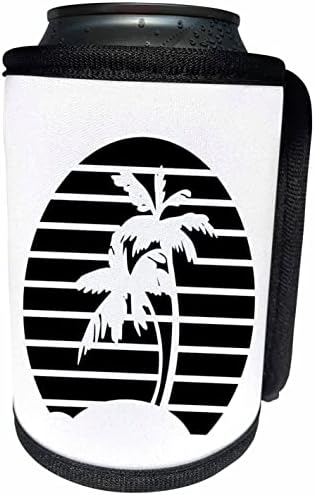 3дрозовые черно-бели плажове и кокосови летни емоции - Опаковки за бутилки-охладители в банката (cc-362278-1)