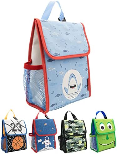 JOY2B Детска чанта за обяд - Изолирано детска чанта за обяд под формата на Динозавър с държач за бутилка с вода - на Торби за Многократна употреба за леки закуски за мом