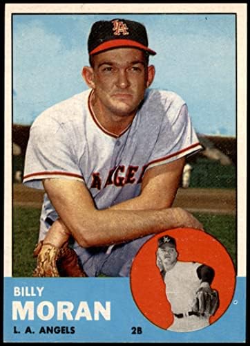 1963 Topps # 57 Били Моран Лос Анджелис Энджелз (Бейзболна картичка) Ню Йорк /MT Angels