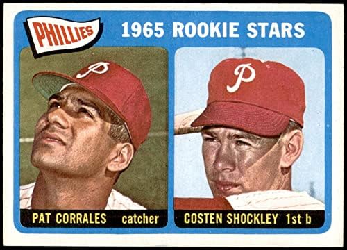 1965 Topps # 107 Начинаещи Филис Пат Корралес/Костен § Филаделфия Филис (Бейзболна картичка) NM Phillies