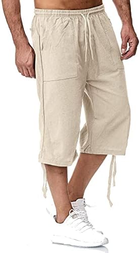 MIASHUI Панталони За възрастни Панталони Летни Съкратен Мъжки Панталони Прашка Спортни Памучни панталони Панталони За