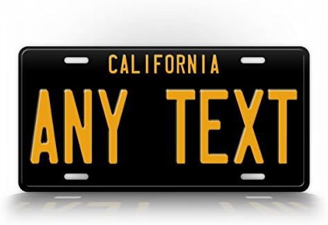 Старинен Ретро автомобили знак на щата Калифорния Официален 1950-те, 1960-те, 1970-те години Реколта Копие на регистрационен