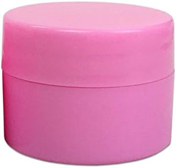 Beauticom 48 броя по 7 г / 7 мл (0,25 унции) Розов Здрав пластмасов контейнер с дебели двойни стени и капак с пенопластовой