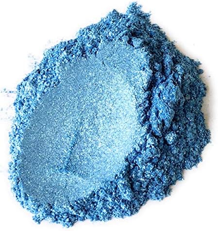 42 г / 1,5 мл Бриллиантового Карибско Синьо Синтетични пигмент на прах от слюда (Епоксидни, сапун, Пластидип) Черен Диамант пигменти тегло 1,5 грама