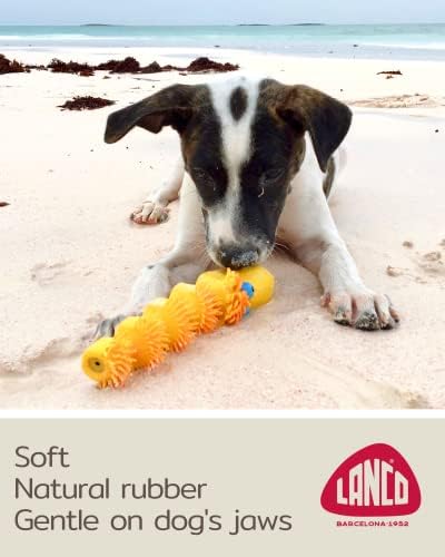 Пищащая Допир играчка за куче-Змия, Малка, От естествен каучук (латекс), Не съдържаща химикали, Отговаря на същите стандарти