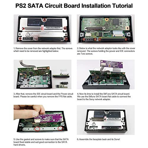 Адаптер Kacenray IDE към SATA за PS2, Актуализация на печатната платка, Твърд диск или адаптера на оптичното устройство