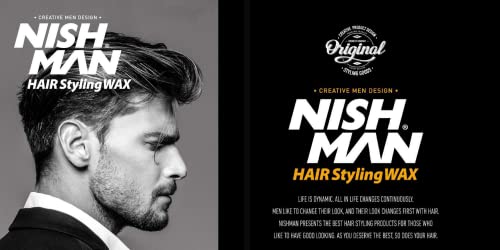 Серията за стайлинг на коса Nishman (P5 + прахобразен восък Ultra Hold, 20 г)
