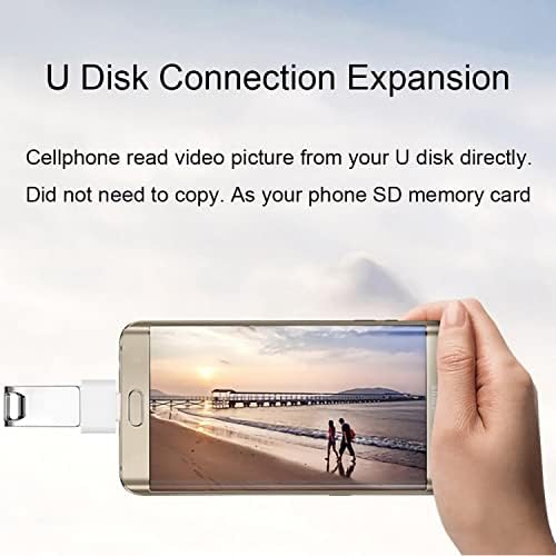 USB Адаптер-C за свързване към USB 3.0 Male (2 опаковки), съвместим с Samsung A03s, дава възможност за добавяне на допълнителни