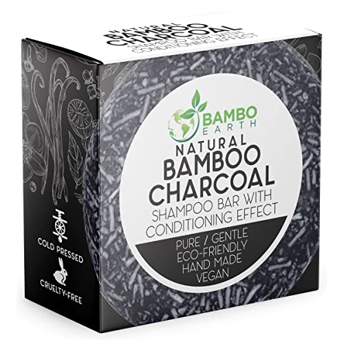 Сапун за коса с ефект на твърдо шампоан и балсам BAMBOEARTH – Органични Барове Шампоан За коса С натурални етерични