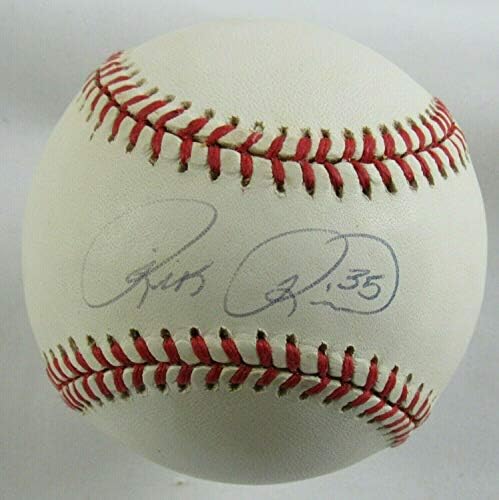 Рик Рийд Подписа Автограф Rawlings Baseball B98 II - Бейзболни топки с Автографи