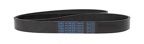 D&D PowerDrive 1987947801 Заменяеми колана Bosch, Напречното сечение на пояса K, Дължина 39,25 инча, Гума