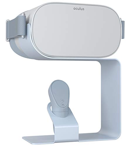 Поставка за дисплея на Skywin за Oculus Go със силиконова обвивка контролер - Компактна алуминиева поставка Сигурно предоставя