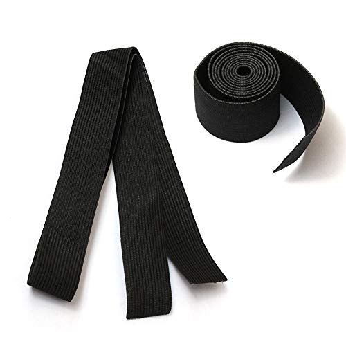 Аксесоари за перука с зигзагообразными коса, 2,5 см, черна еластична лента за направата на перука/дантела отпред / завързана