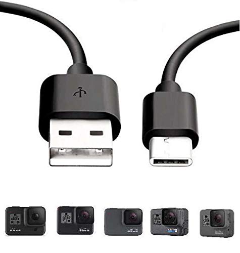 Тип C USB-C Кабел за зареждане и прехвърляне на файлове с Данни Кабела Проводник за GoPro Hero 9 Hero 8 Черно MAX Hero