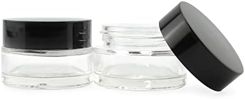 15-миллилитровые банки за балсама от прозрачно стъкло Рог на изобилието (12 опаковки); Козметични буркани по 1/2 унция