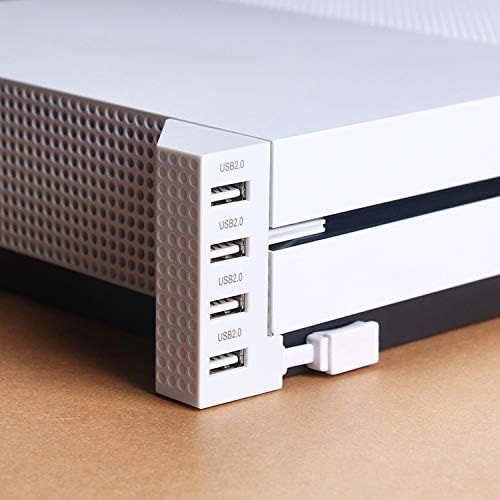 ОСТЕНТ USB Hub 2,0 4 Портове и Конектори Сплитер Адаптер за Разширяване на конзолата на Microsoft Xbox One S
