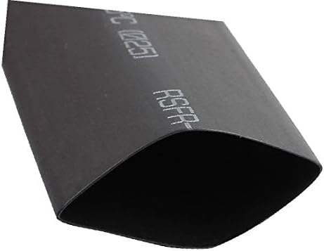 X-DREE Черно Полиолефин диаметър 25 мм 2:1 Свиване тръба Свиване тръба Изолиран Маркуч 2 м (Tubo flessibile termoretraibile