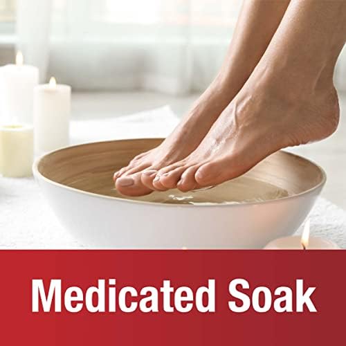 Kerasal Athlete's Medicated Foot Soak, вана за къпане за бързо облекчаване на симптомите 5 в 1, брой 12 парчета (опаковка