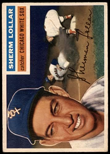 1956 Topps 243 Шерм Лоллар Чикаго Уайт Сокс (Бейзболна картичка) ТНА Уайт Сокс