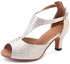 Pierides/ Дамски Обувки за Танци балната зала с пайети, Обувки за Латино Салса, Сватбени Танцови Обувки от 1920-те години