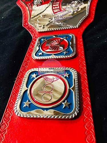Шампионска Колан Maxan NWA Борцовский Колан от Естествена Кожа, Размер за Възрастни