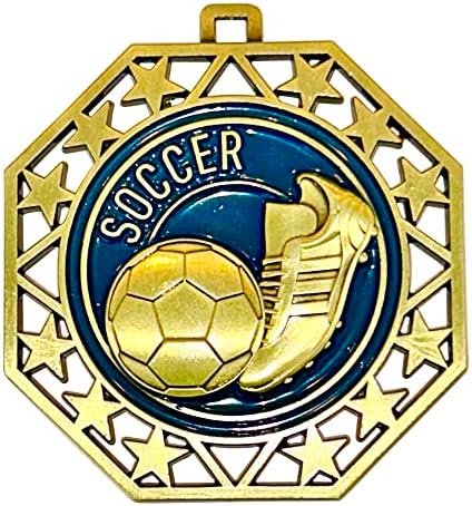 Експресна медалите Различни стилове 10 x футболни сертификати за премия медали с Шийните панделки Трофей Награда Награда