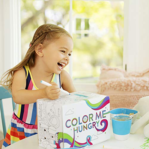 Комплект аксесоари за хранене на бебета Munchkin® Color Me Гладен 7 бр., включва чинии, купа, Отворена чаша и прибори