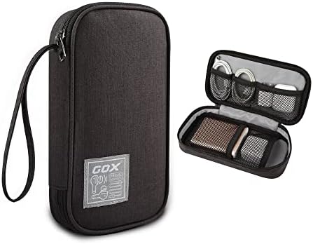 Електронен Органайзер GOX, Малката Пътна Чанта-Органайзер за Твърди дискове, Кабели, USB, SD-карти, Сив