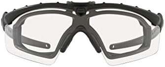 Правоъгълни Слънчеви очила Oakley Men ' s OO9146 SI Ballistic M Frame 3.0 Правоъгълна форма, матово-черни, w. Уплътнение
