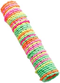 Детски гумени ленти за коса за момичета, многоцветни малки гумени ленти за коса, без гънки, държач за опашката за малки
