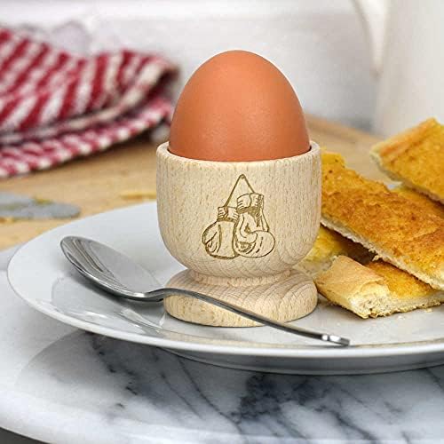 Дървена чаша за яйца Azeeda Висящи боксови ръкавици (EC00018705)