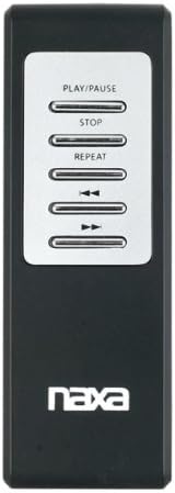 NAXA Electronics Digital CD-микросистема NAXA NS-438 със стерео система AM/FM, Черен