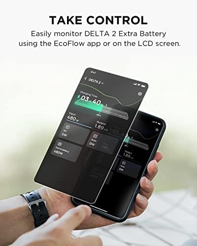 Преносима електрическа централа EF ECOFLOW Delta 2 с допълнителна батерия DELTA 2 Smart, увеличивающим резервоарът е