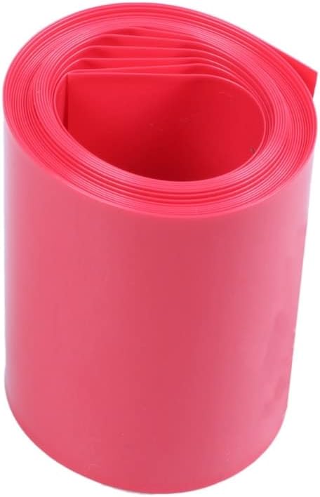 Тръба от PVC с психиатър фолио с ширина 2X2 м 50 мм Червен Цвят, за 2 батерии 18650 - (Цвят червен)