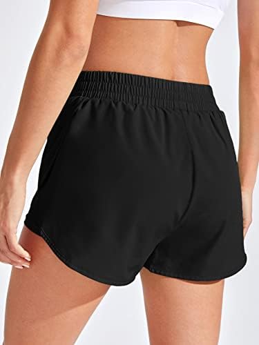 Дамски Активни Шорти Cozyease с висока засаждане и подолом във формата на Лале, Спортни къси Панталони С Еластичен Колан