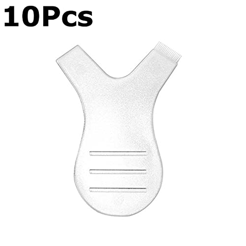 10ШТ Четка маша Y-образна форма За Стягане на Миглите С 2 Разностными Глави За Мигли, за Многократна употреба Инструменти