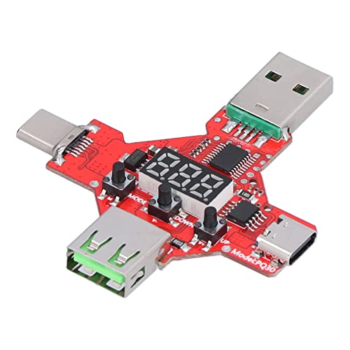 USB електромера Тестер LCD Дисплей Мултифункционален Детектор за Зареждане на Текущото Напрежение на USB Тестер Тестер