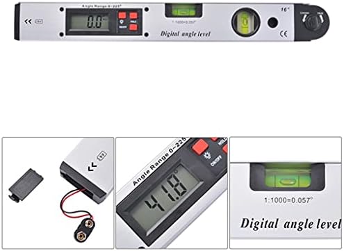 UOEIDOSB 0 ~ 225 градуса LCD Цифров Угломер Ниво Транспортир Инклинометр Измерване на Ъгъла на Алкохолна Човекът Сензор