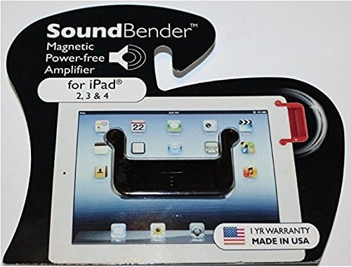 SOUNDBENDER 2.0 Удобен Магнитен усилвател на звука за iPad 2, iPad 3 и iPad 4 - Черен