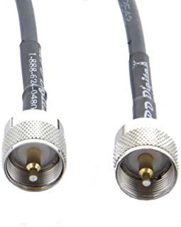 MPD Digital Американското производство на 50-Омный Черно Радиочестотни коаксиален кабел RG-8X RF с штекерными конектори
