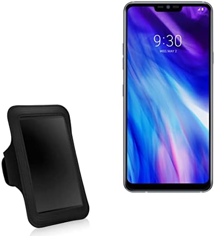 Калъф BoxWave за LG G7 + ThinQ (Case by BoxWave) - Спортна превръзка, Регулируема превръзка за тренировки и тичане за